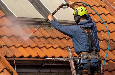 Démoussage et hydrofuge de toiture à Bussières-et-Pruns